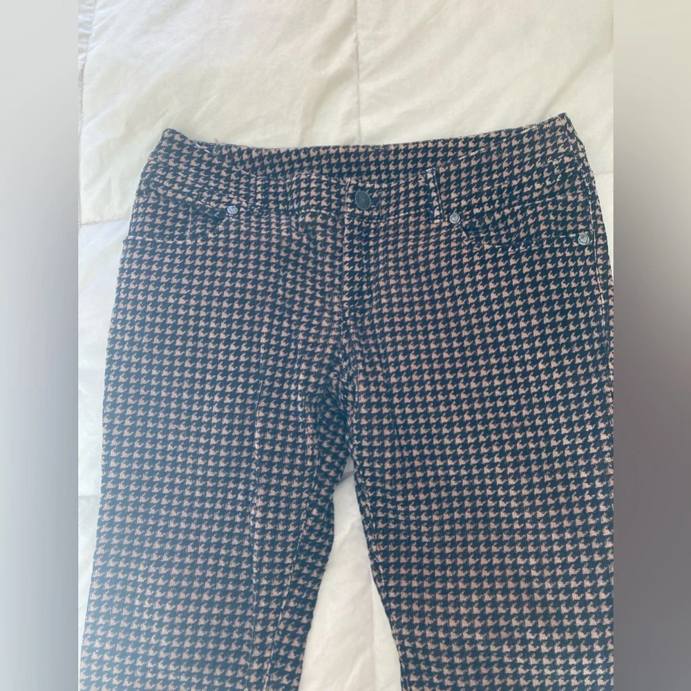 corduroy houndstooth pants - Picture 3 of 5